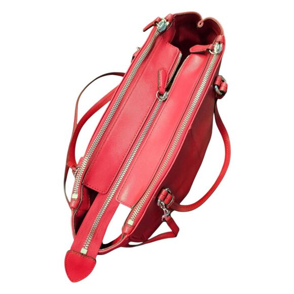 Coach Red Payton Leather Bag Purse - Picture 6 of 12